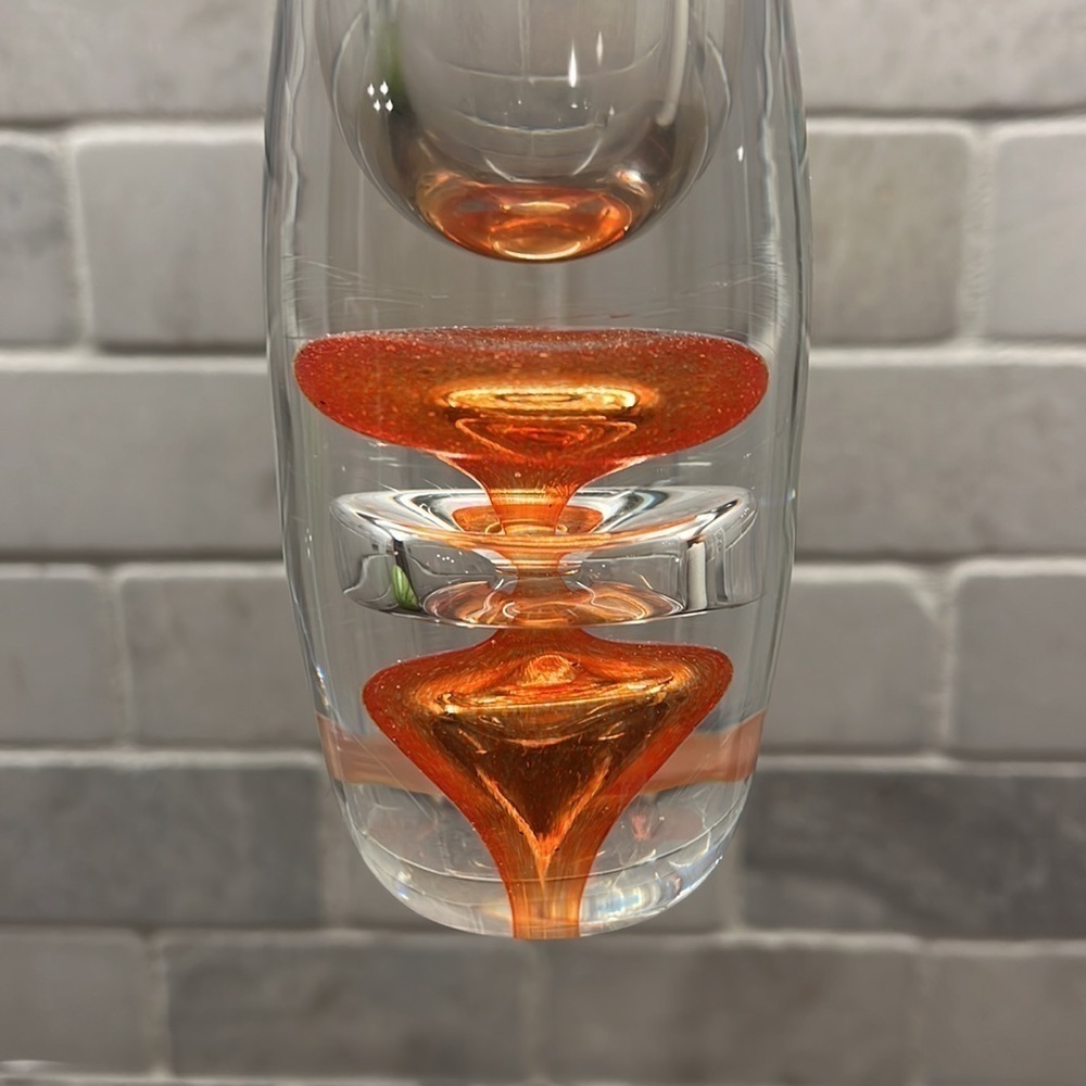 Vas Vitreum Swedish crystal vase, 11 3/4” - Picture 4 of 4